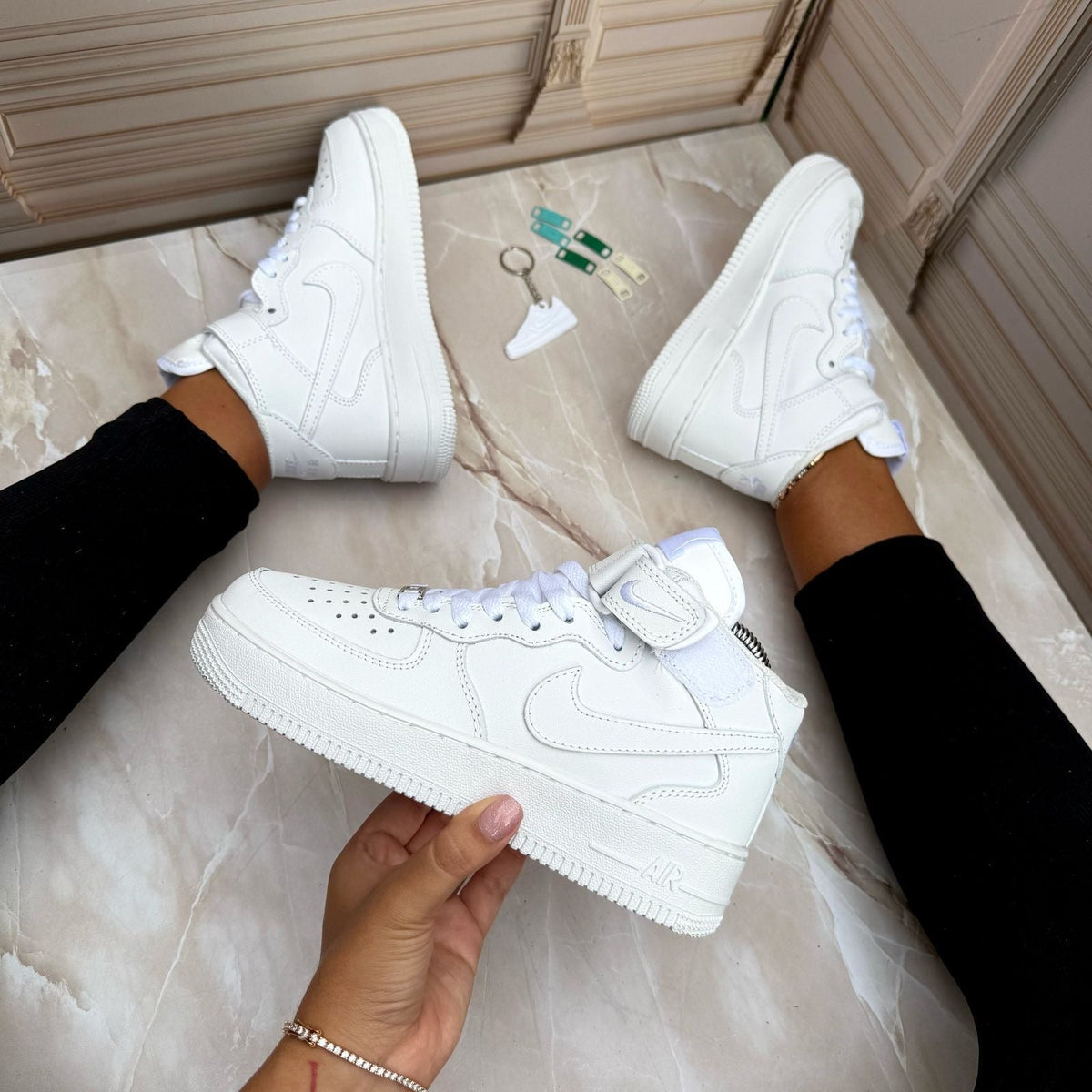 Nike Air Force 1 Bota – Blanco