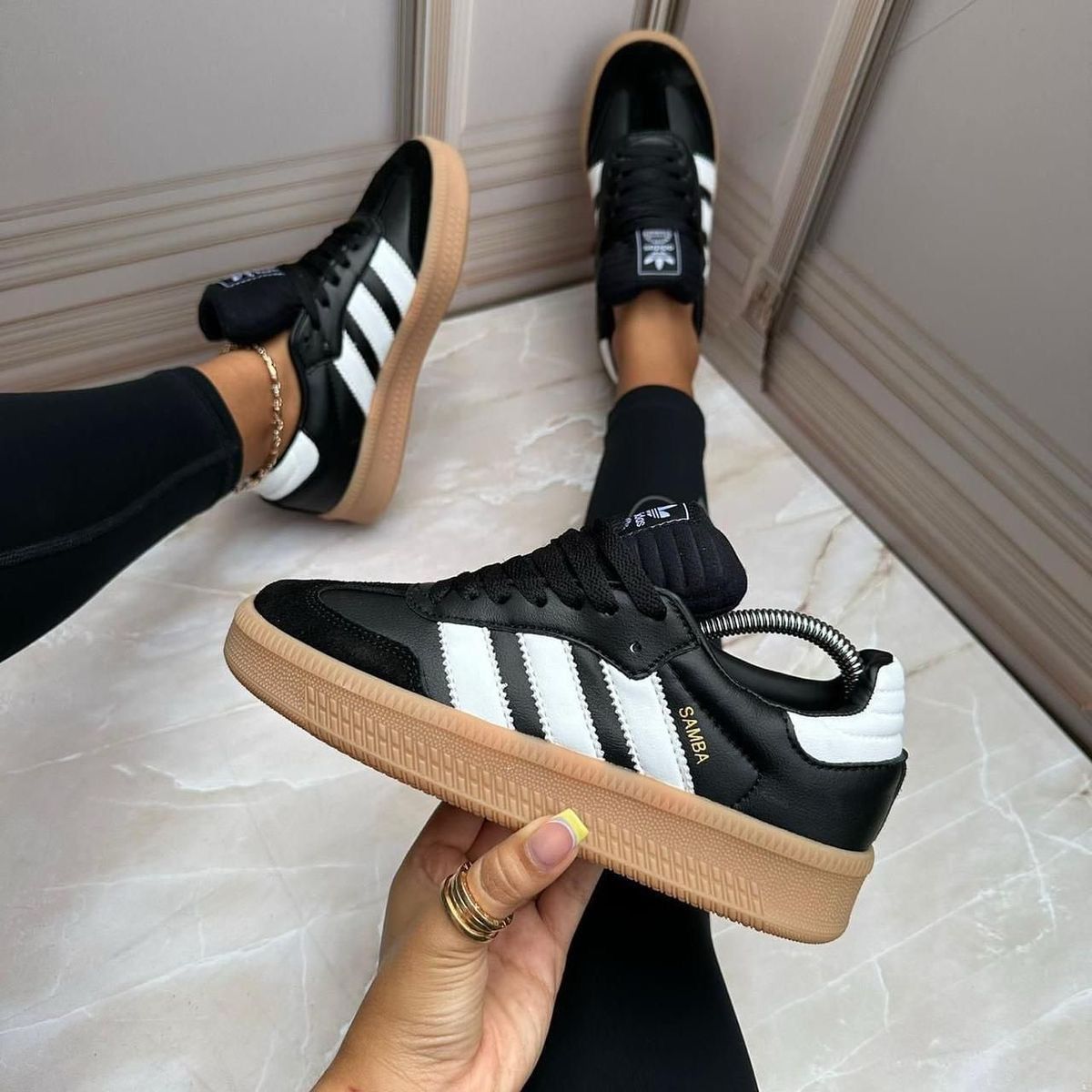 Adidas Samba Xlg – Negro / Blanco