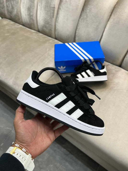 Adidas Campus Negro – Blanco
