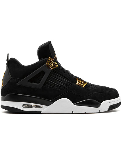 Jordan Retro 4 – Negro / Blanco / Dorado