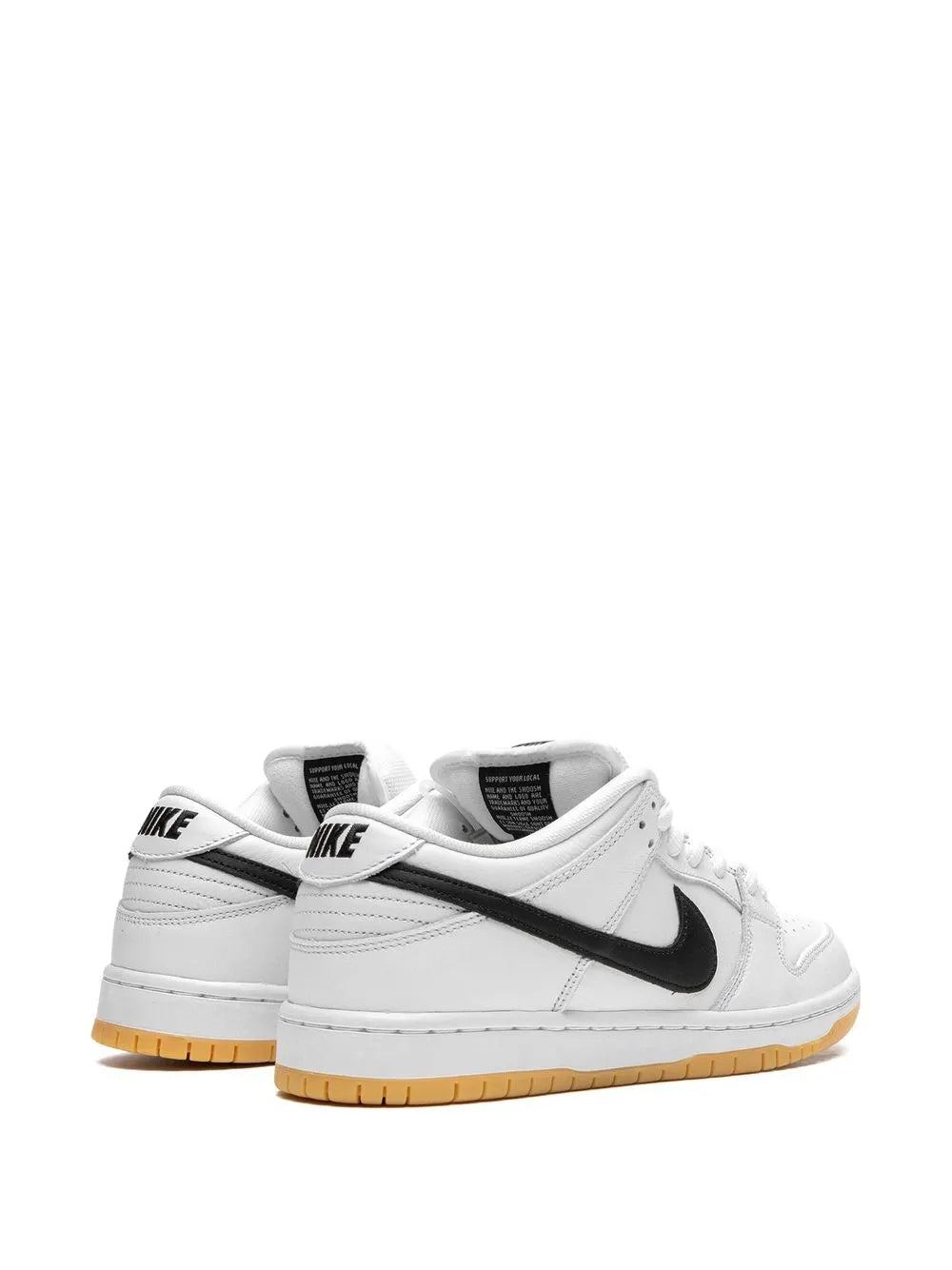 Nike SB Dunk Low – Blanco / Goma / Negro
