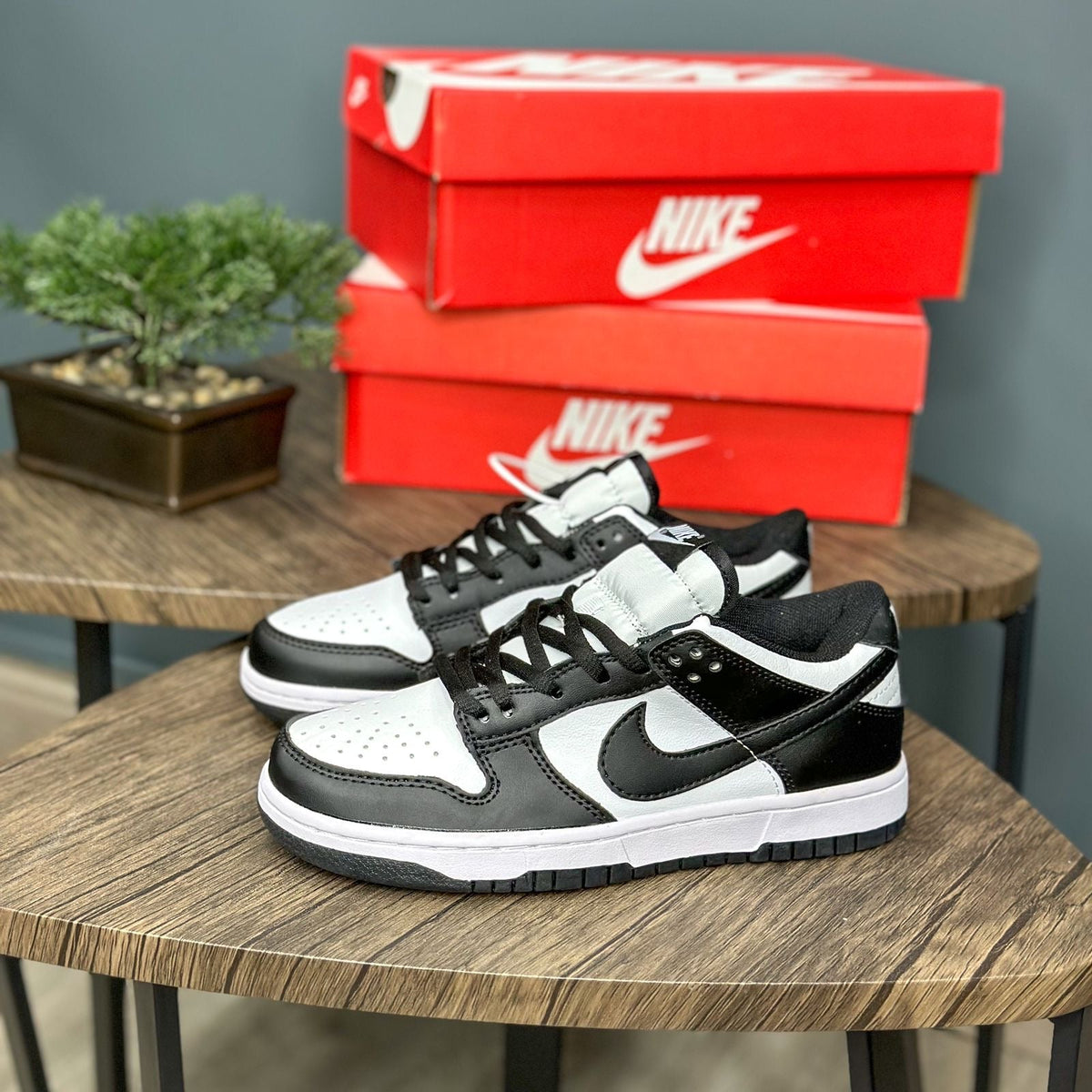 Nike SB Low Panda Negro – Blanco