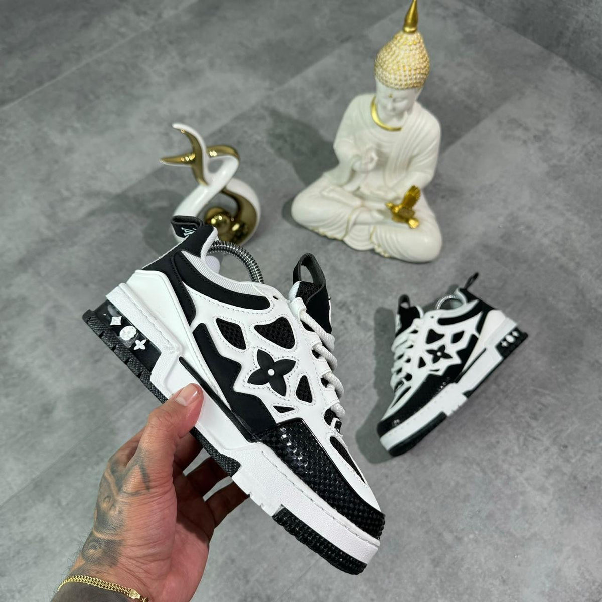 Louis Vuitton Skate Negro – Blanco