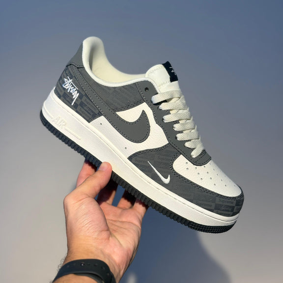 Af-1 stussy Supreme gris