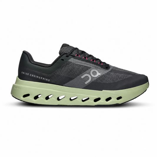 On Cloudsurfer – Negro / Verde Menta