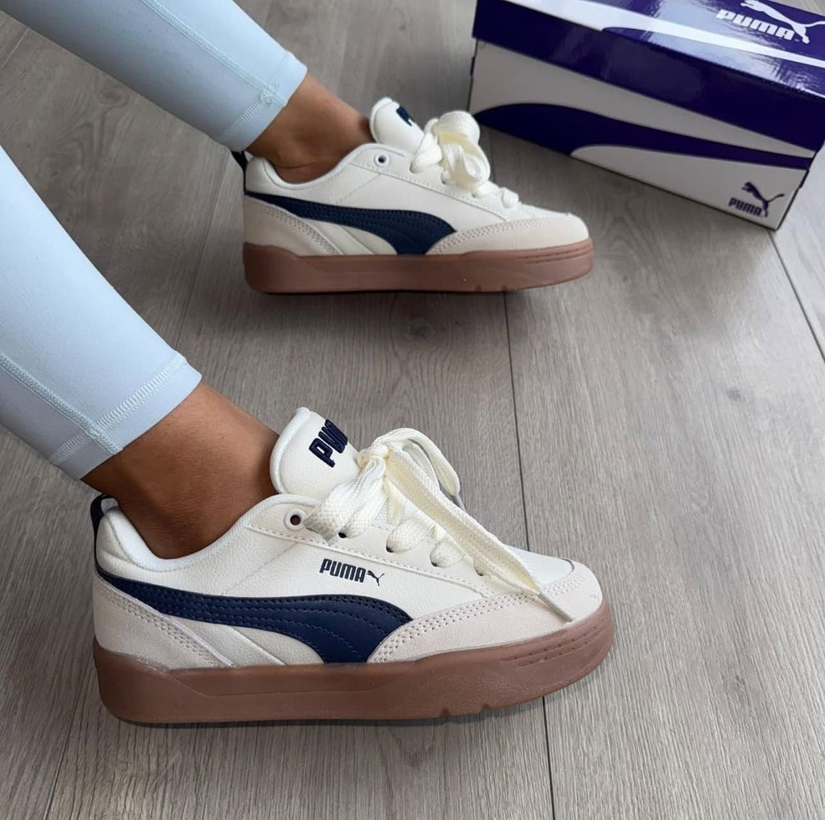 Puma Park XL – Blanco / Azul