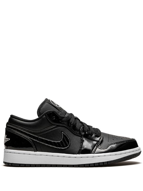 Jordan Retro 1 Low Charol – Negro / Blanco
