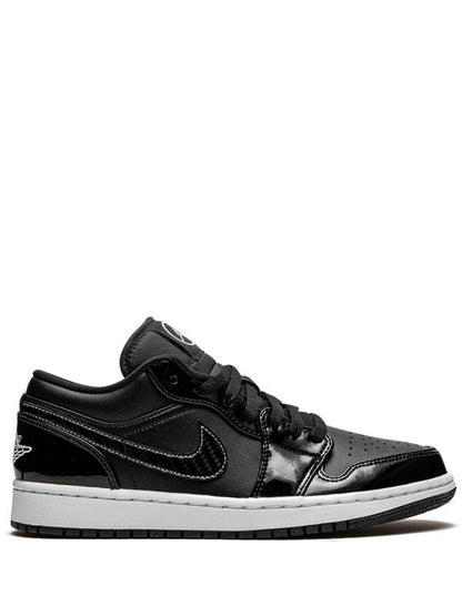 Jordan Retro 1 Low Charol – Negro / Blanco