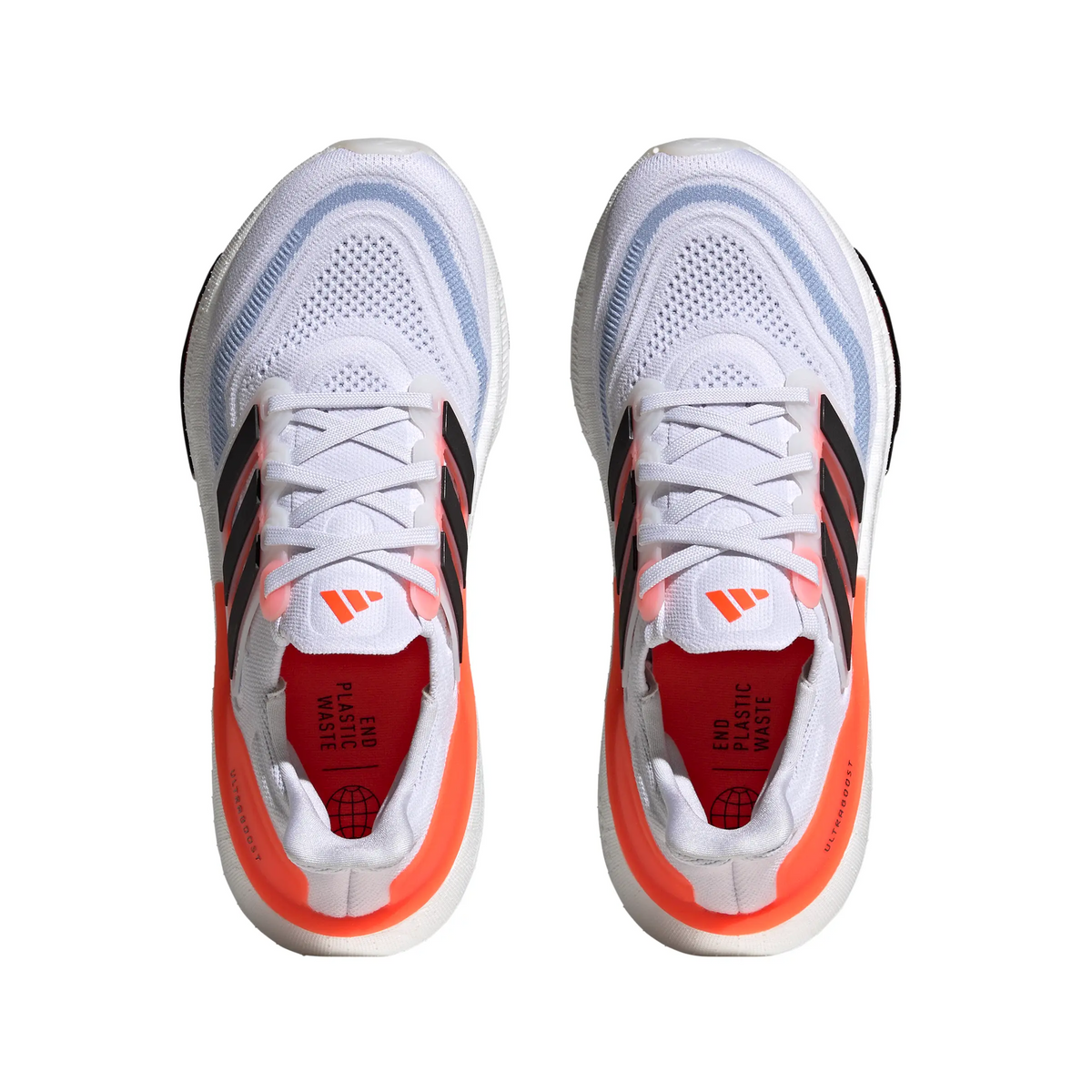 Adidas Ultraboost Light – Blanco / Naranja