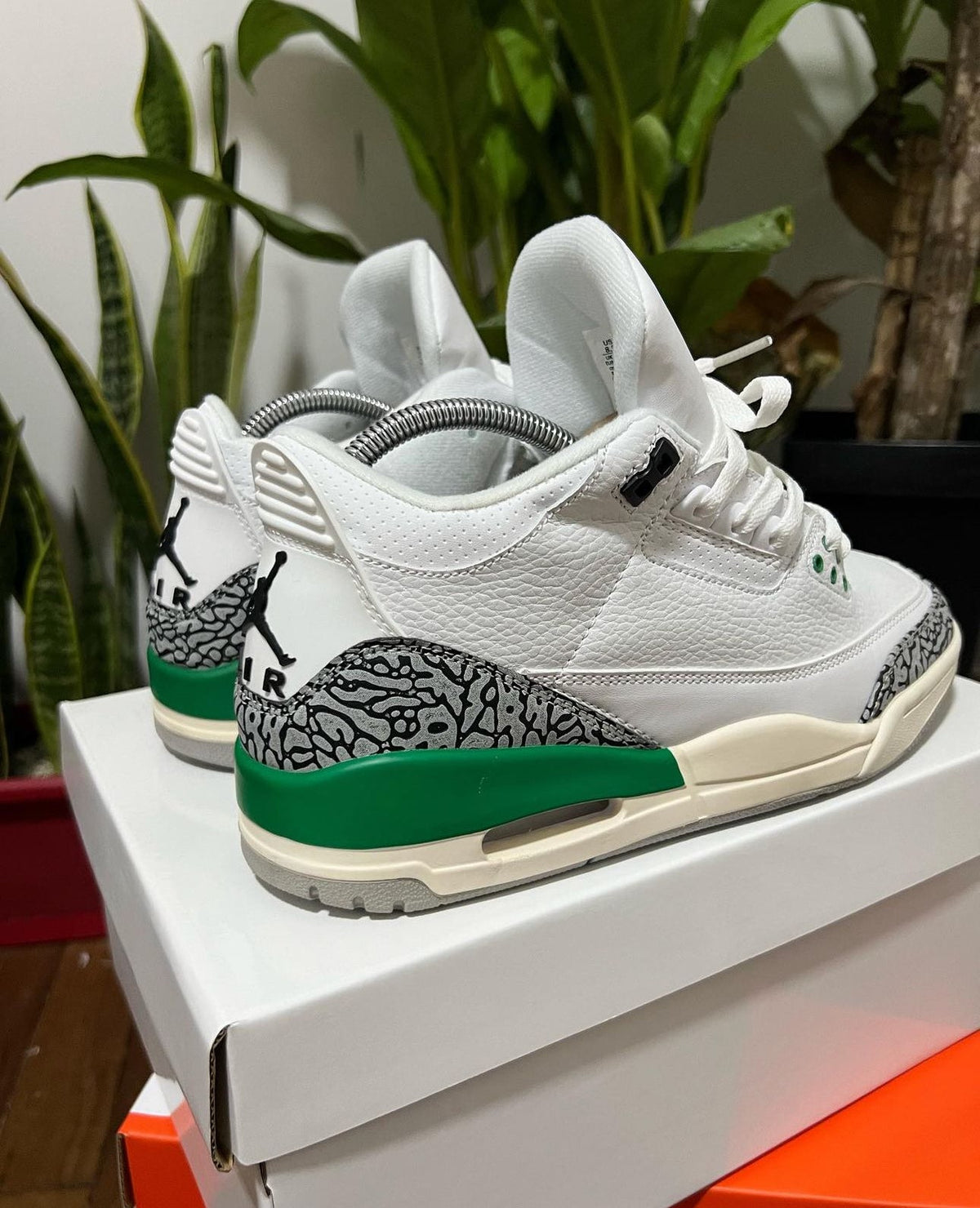 Jordan Retro 4 Blanca – Verde