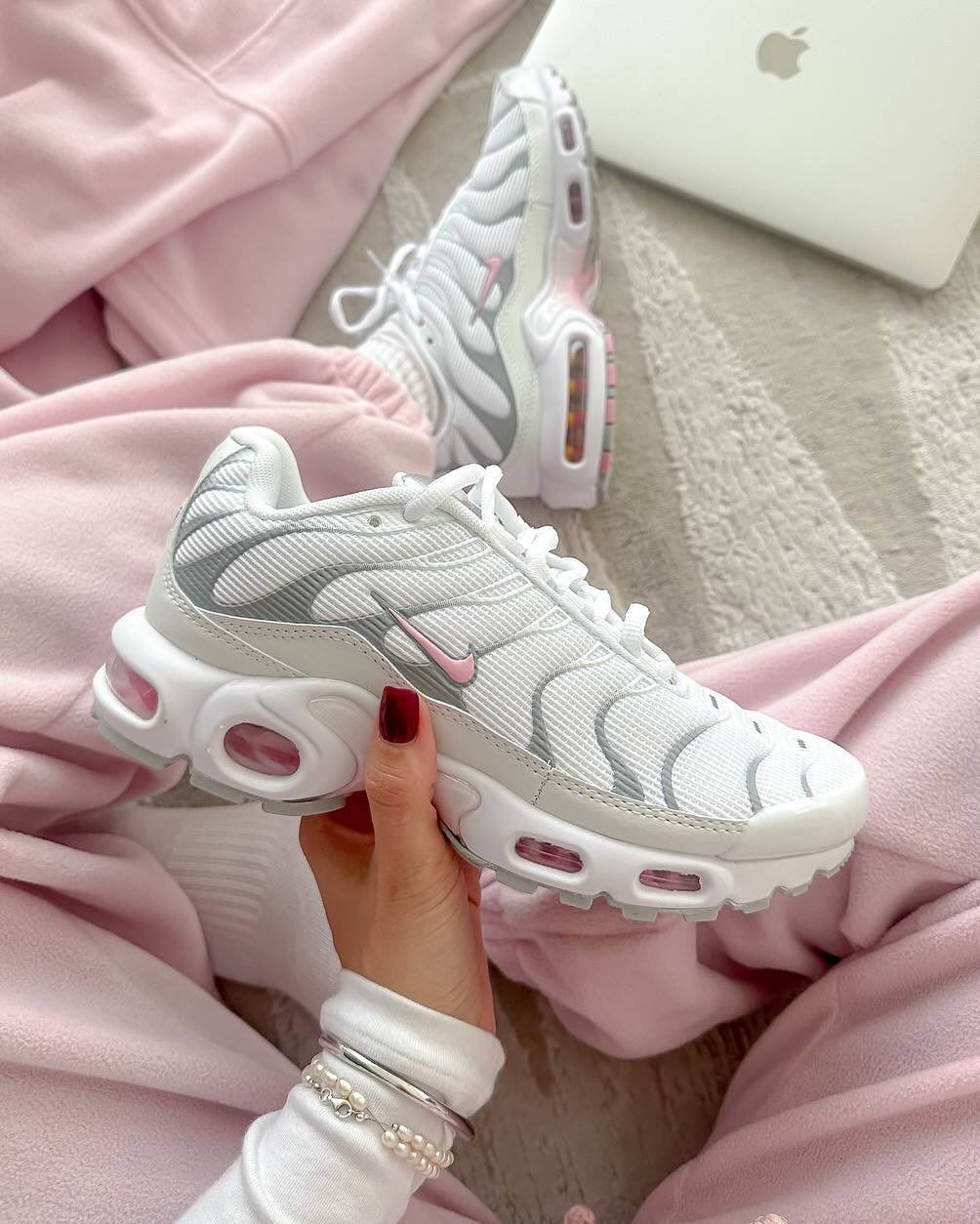 Nike TN – Blanco Rosa