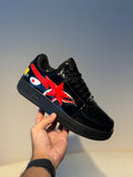 AF-1 Bape charol negro